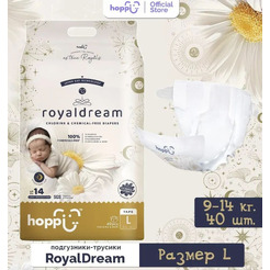 Подгузники Hoppi RoyalDream L 9-14кг HB-040-L (40шт)