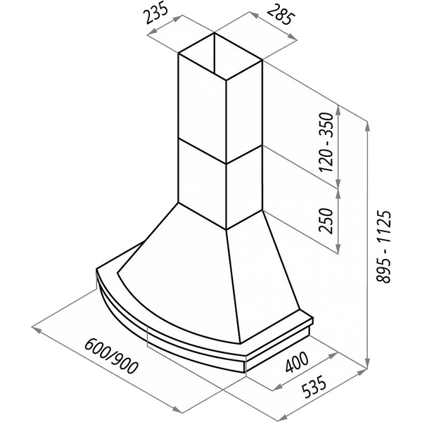 Кухонная вытяжка Maunfeld Gretta C 60 (бежевый)