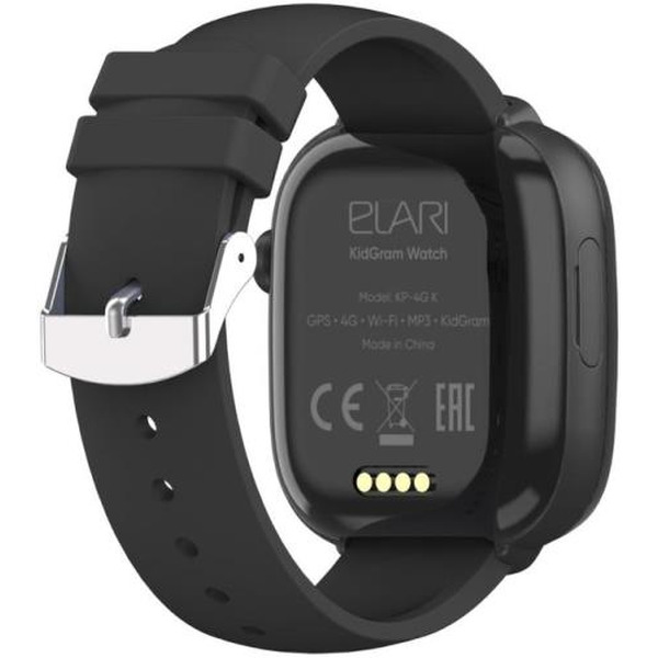 Детские умные часы Elari KidGram Watch 4G KP-4G-K (черный)