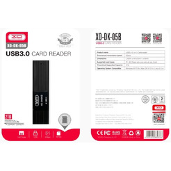 Картридер XO 2в1 DK05B (USB3.0)