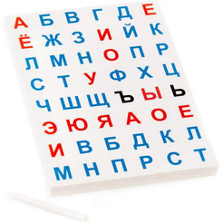 Набор игровой настольный Полесье Буквы (48 элементов) 83320