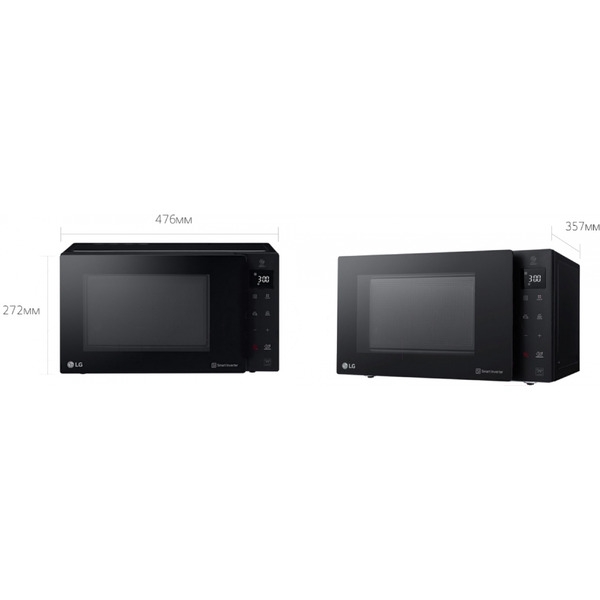 Микроволновая печь с технологией Smart Inverter LG MW23R35GIB