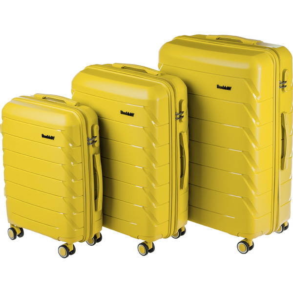 Чемодан DoubleW YF-PP02.1 (L, желтый)