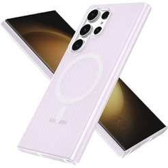 Задняя накладка CASE Translucent Strip Samsung Galaxy S23 Ultra, белый