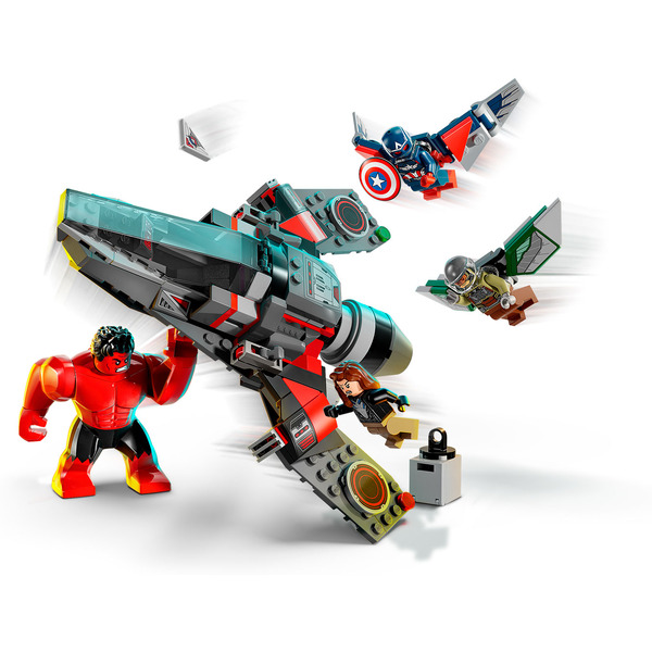 Конструктор LEGO Super Heroes Битва Капитана Америки против Красного Халка 76292