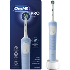 Электрическая зубная щетка Oral-B Braun VITALITY PRO Protect X Clean Vapor Blue Cross Action