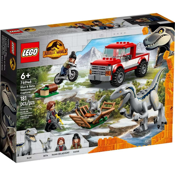 Конструктор LEGO Jurassic World 76946 Блу и поимка бета-велоцираптора