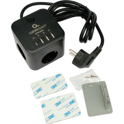 Сетевой фильтр Cablexpert CUBE-3-CU3-B-1.5