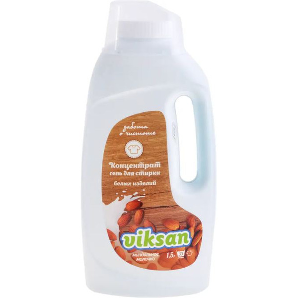 Гель для стирки Viksan Миндальное молочко 1.5 л