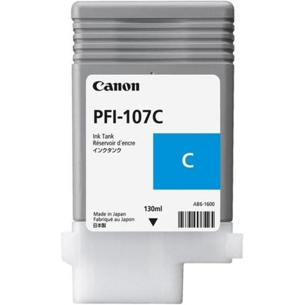 Чернильница CANON PFI 107C для принтера IPF 670/770/780/785 голубая (130 мл)