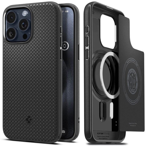Чехол для телефона Spigen Mag Armor (MagFit) для iPhone 15 Pro Max ACS06597 (черный)