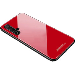Накладка CASE Glassy Huawei Nova 5T / Honor 20 (красный)