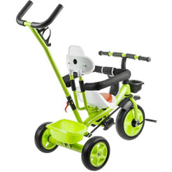 Трехколесный велосипед с ручкой NINO K98 (зеленый)