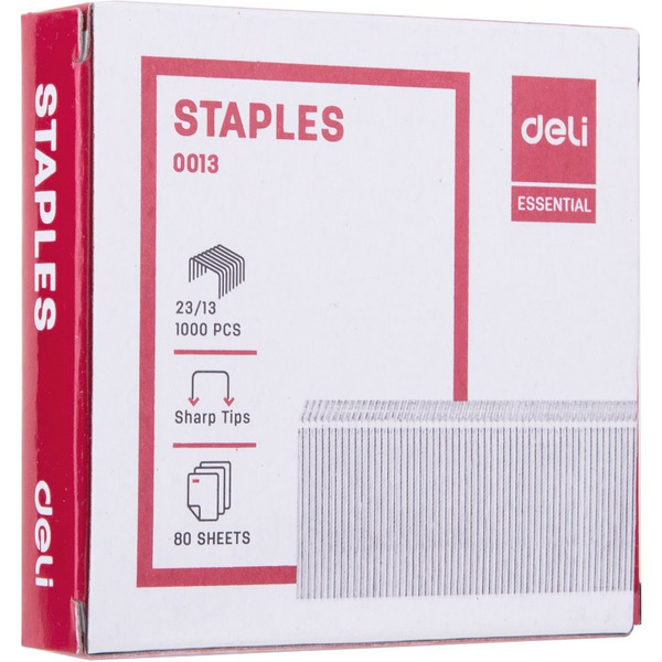 Скобы для степлера №23/13 ESSENTIAL DELI 0013