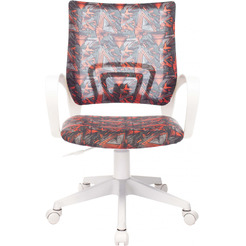 Кресло детское Бюрократ KD-W4 (черный/красный)