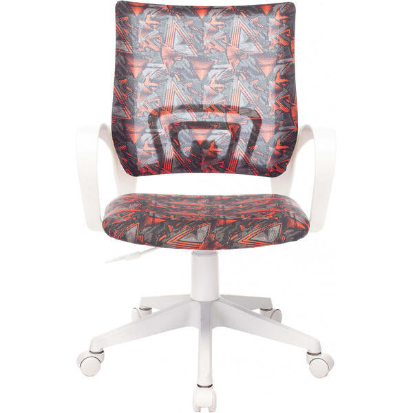 Кресло детское Бюрократ KD-W4 (черный/красный)