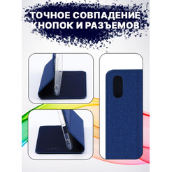 Чехол-книга Bingo Book для ZTE A5 2020 Синий