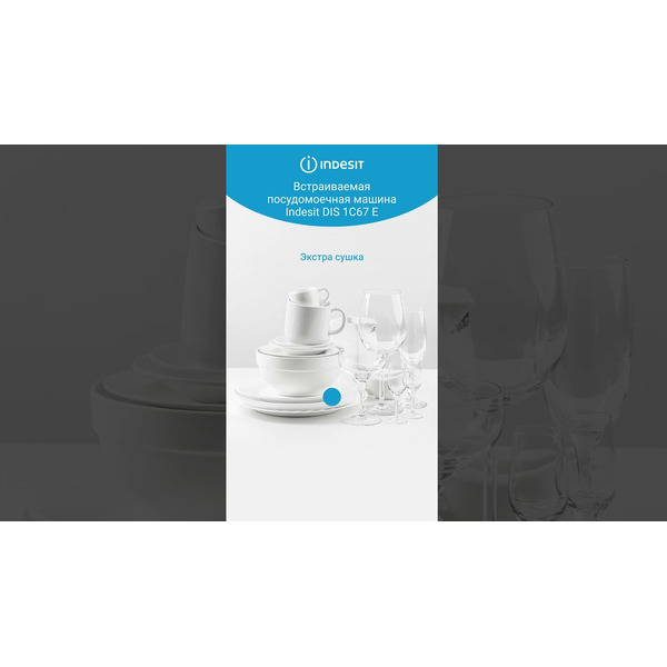 Встраиваемая посудомоечная машина Indesit DIS 1C67 E