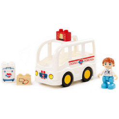 Конструктор Полесье Макси Скорая помощь 10845