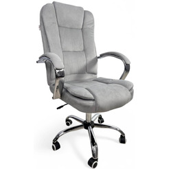 Кресло Calviano Bravo (серый велюр)