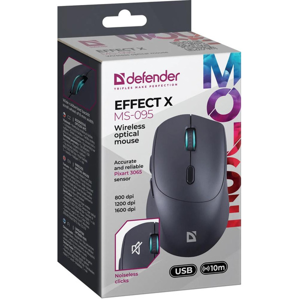 Мышь Defender Effect X MS-095