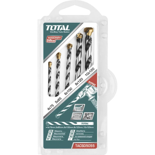 Набор сверл Total TACSD5055 (5 шт.)