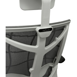 Кресло Chair Meister Nature II (каркас белый, ткань серая)