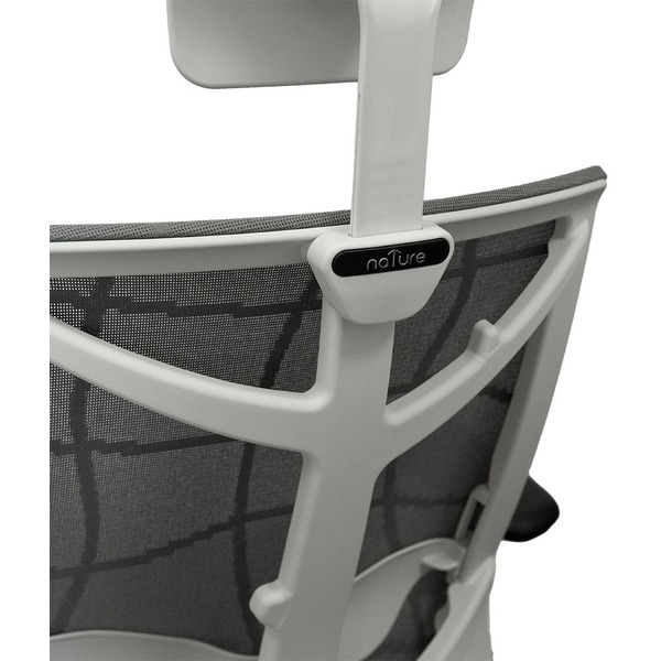 Кресло Chair Meister Nature II (каркас белый, ткань серая)