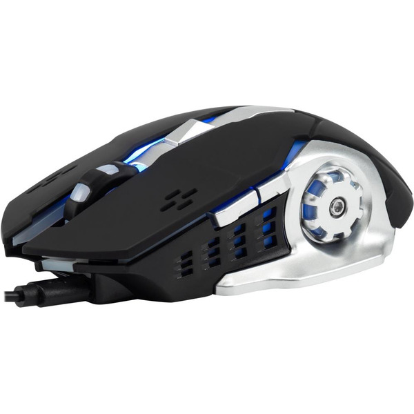 Мышь OKLICK 770GW (черный/серебристый)