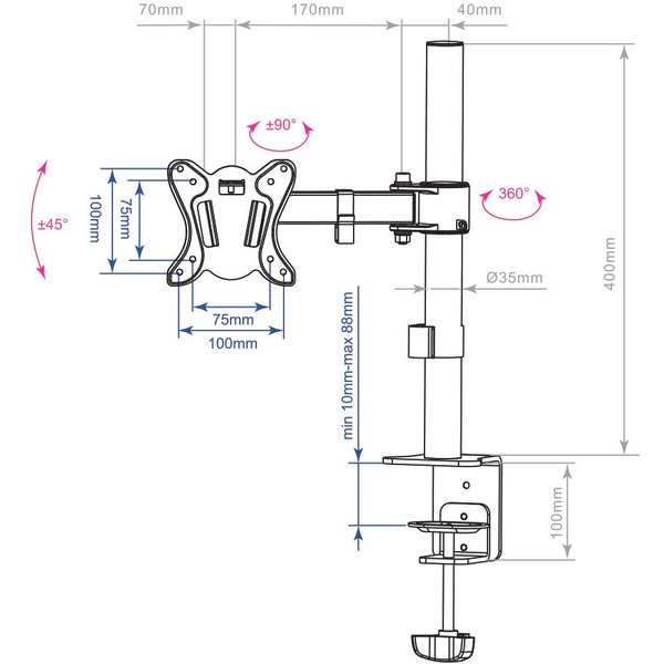 Кронштейн Arm Media LCD-T11