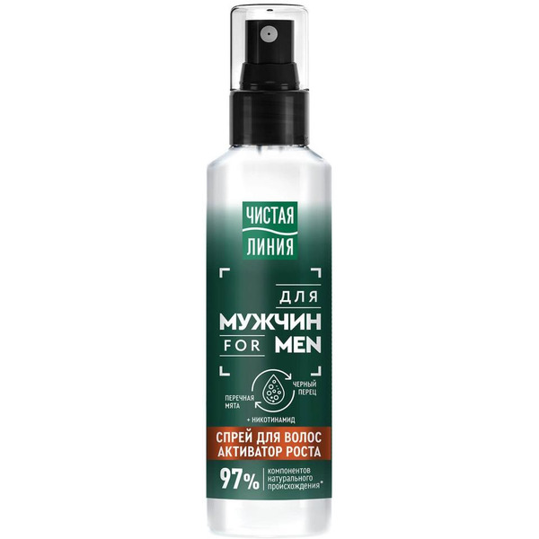 Спрей для волос ЧИСТАЯ ЛИНИЯ для мужчин, 160 мл