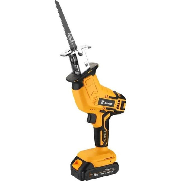 Сабельная пила Deko DKRS20-Li 063-4311 (с 2-мя АКБ, кейс)