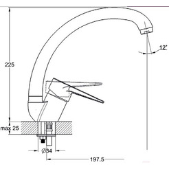 Смеситель Solone SUP4-A045