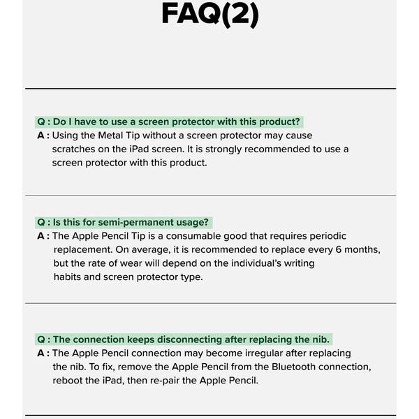 Сменные наконечники Ringke HB Tips для Apple Pencil (3шт)