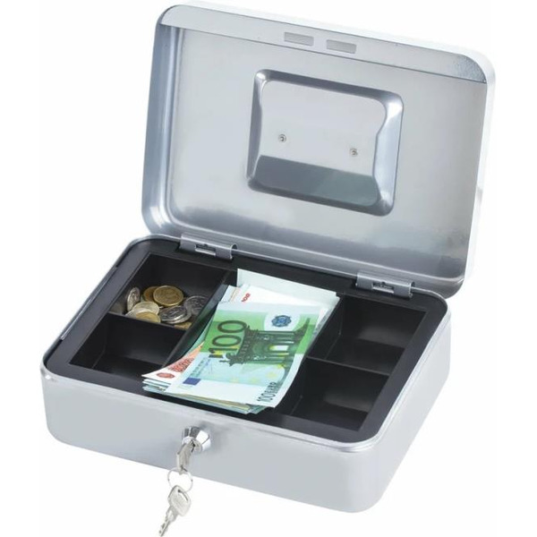 Кэшбокс BRAUBERG Safe 291059 (серебристый)