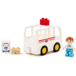 Конструктор Полесье Макси Скорая помощь 10845