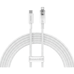Кабель Baseus Explorer Series Fast Charging Cable with Smart Temperature Control 20W USB Type-C - Lightning (2 м, белый)