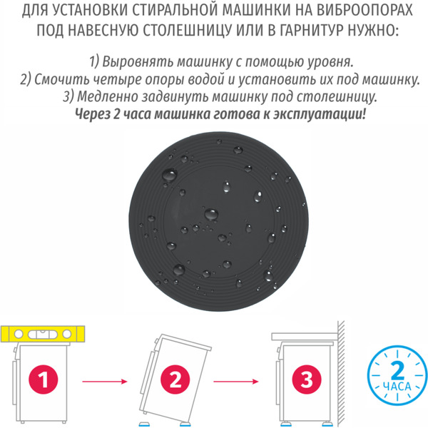 Антивибрационная подставка UBBO AVS-WMP-2G