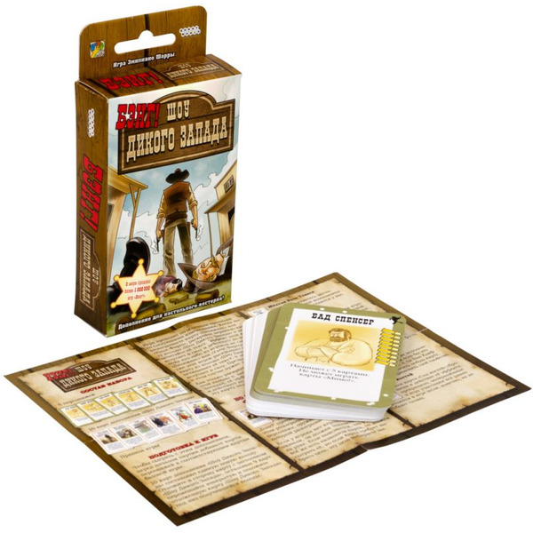 Настольная игра Hobby World 915225 Бэнг! : Шоу Дикого Запада