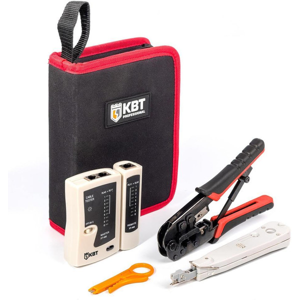 Набор для работ с сетевым кабелем КВТ серия ПРОФИ LAN-4 (85935)