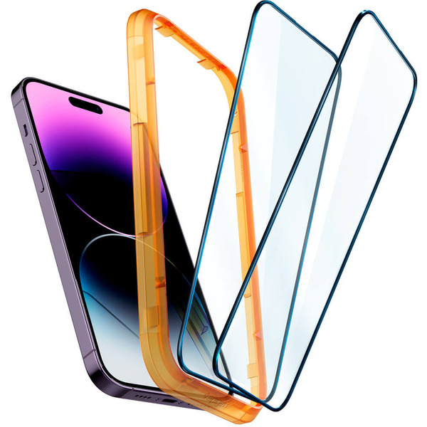 Защитное стекло Spigen ALM Glas FC для iPhone 14 Pro AGL05216 (2шт)