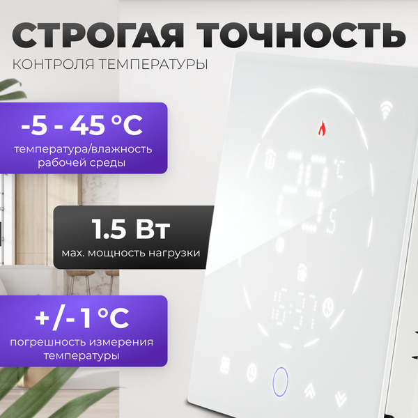 Терморегулятор для климатической техники Sundays Home 241125017 (белый)
