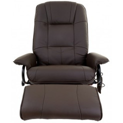 Кресло электрическое вибромассажное CALVIANO 2159 (коричневый)