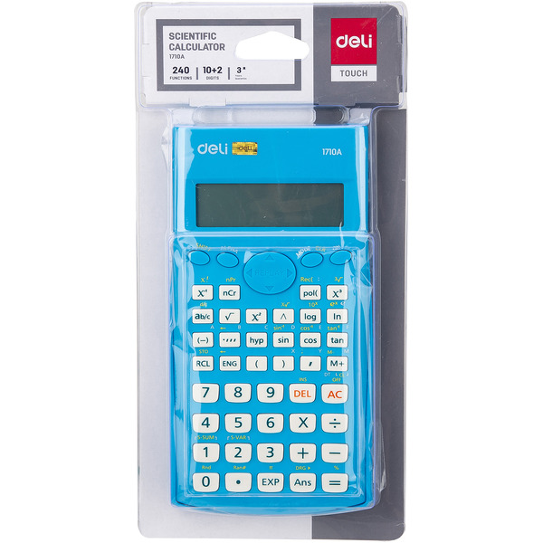 Калькулятор Deli E1710A/BLU