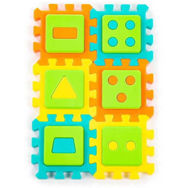 Игрушка развивающая Полесье Пазл №2 91390 (12 элементов, в пакете)