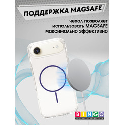 Чехол-накладка Bingo Thin Circle для Apple iPhone 17 Air (фиолетовый)