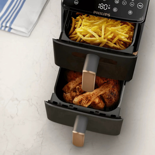 Аэрогриль Philips Ovi Stacked Dual Basket NA462/70