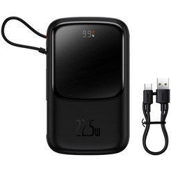 Внешний аккумулятор Baseus PPQD060101 Qpow Pro 10000mAh 22.5W Black (PPQD2-10C)