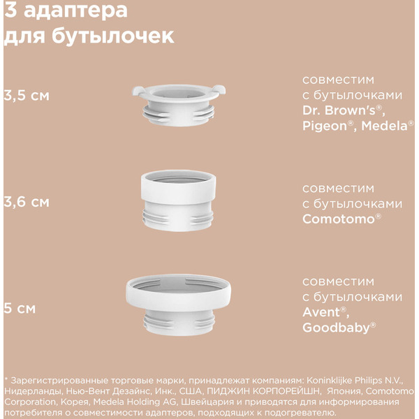 Подогреватель молока и питания РЕДМОНД BC5205 (Белый)