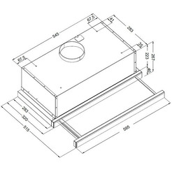 Кухонная вытяжка Korting KHP 6975 GN